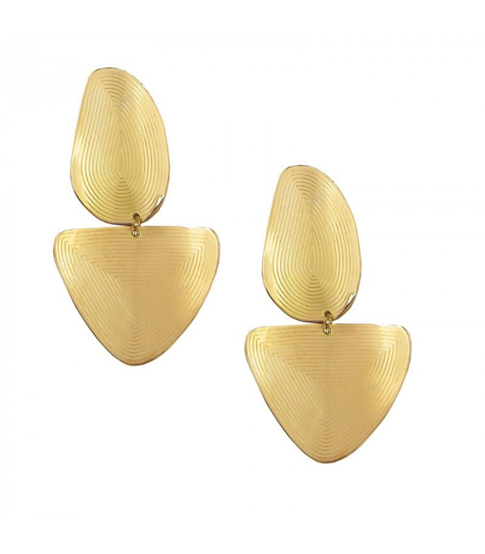 Flora gold earrings