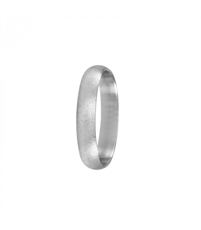 Cheap satin wedding band. Silver wedding rings for life