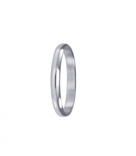 Finite wedding ring white gold.