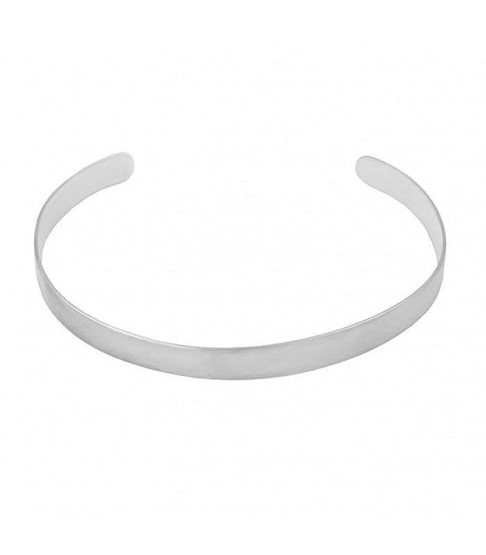 Silver band bracelet