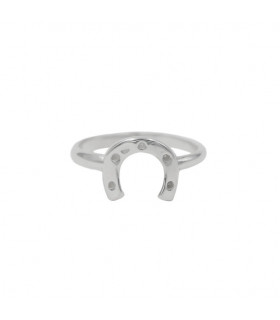 silver horseshoe rings