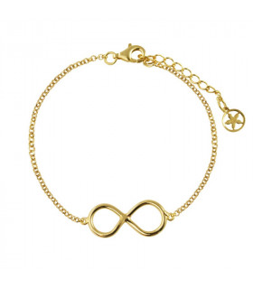 Gold Plated Infinity Bracelet