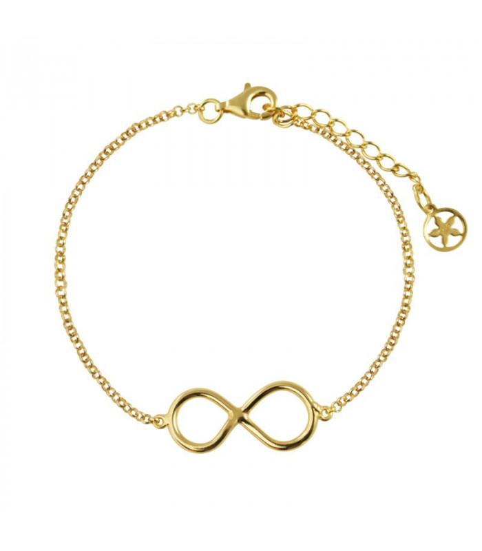 Gold Plated Infinity Bracelet