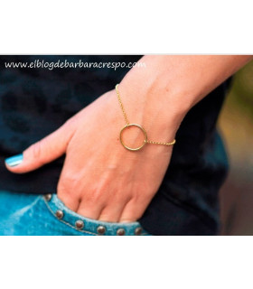 Pulsera Diabolo chapada en oro