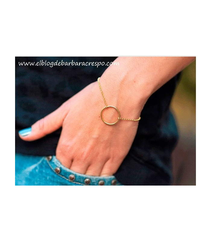 Pulsera Diabolo chapada en oro