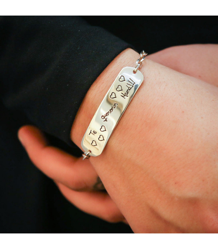 Personalized Silver Bracelet - Unique Personalized Gifts