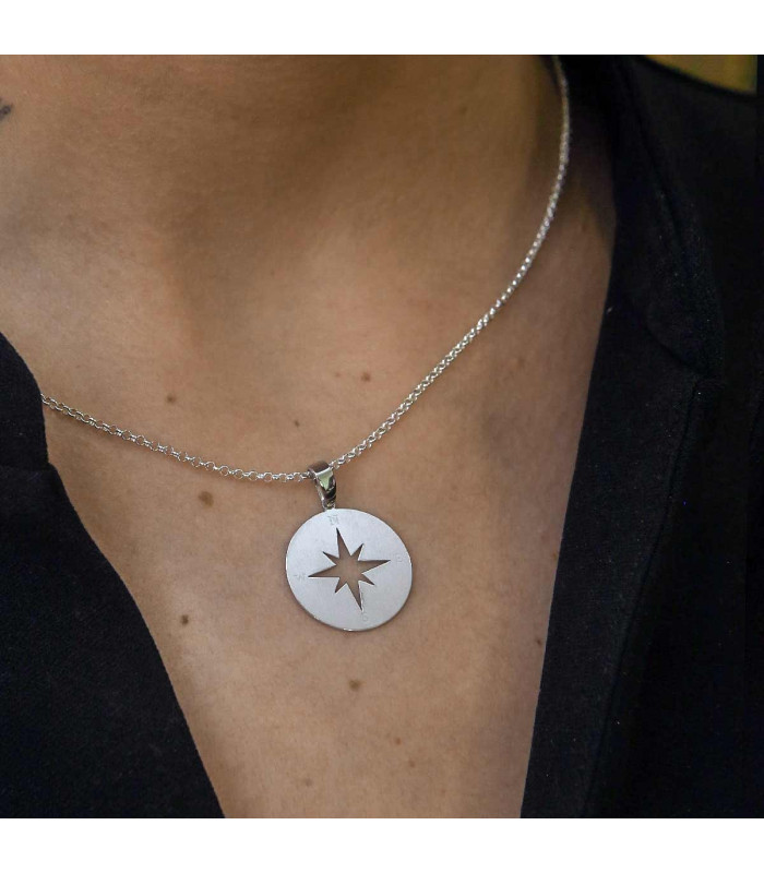 Silver star pendant