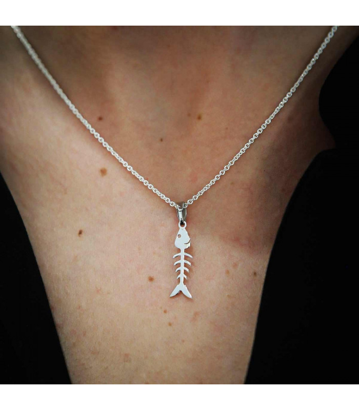 Silverfish pendant