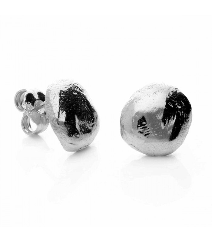 Pendientes de plata círculo