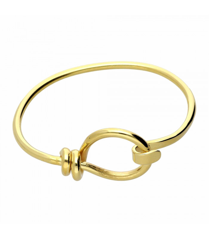 Golden circle bracelet