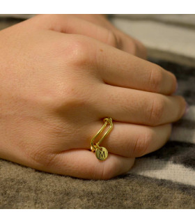 Custom gold ring