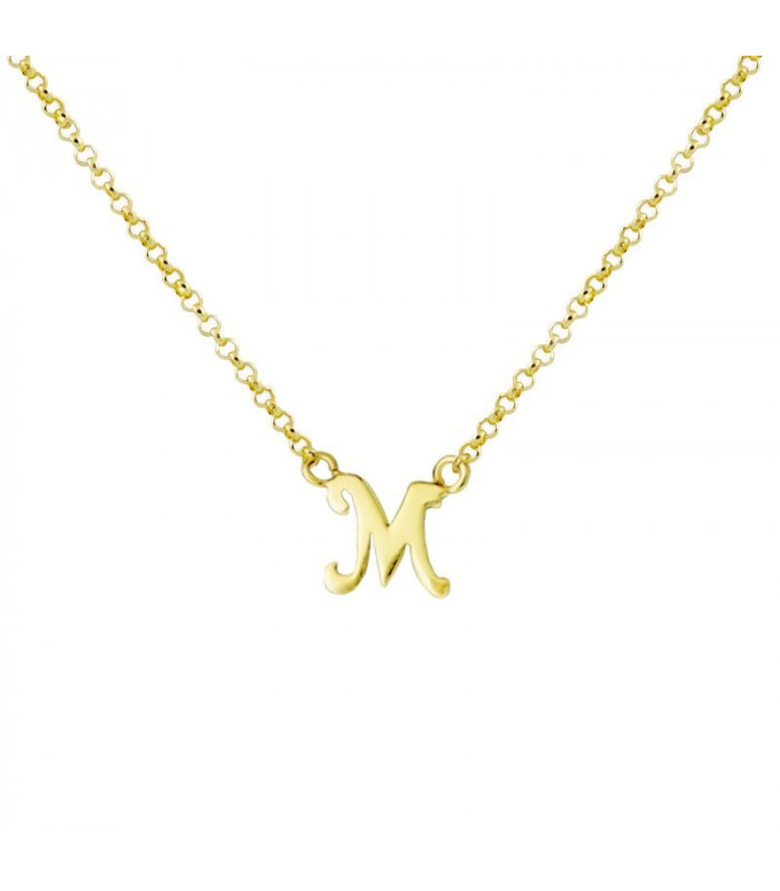 Golden Initial Choker