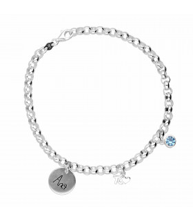 Personalized tq heart bracelet