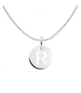 Openwork letter R pendant