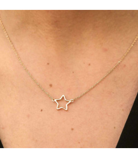 Gold star choker