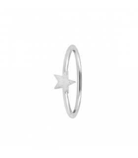 Anillo estrella plata