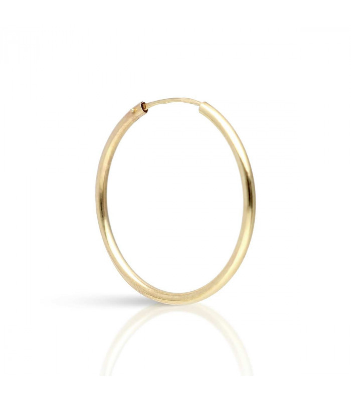 Gold hoop earrings