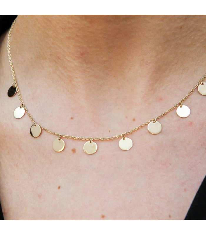 Brigitte Necklace Gold Medals