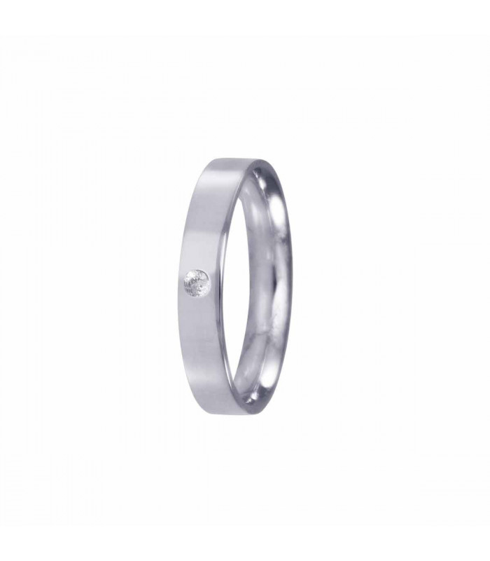 White gold wedding band