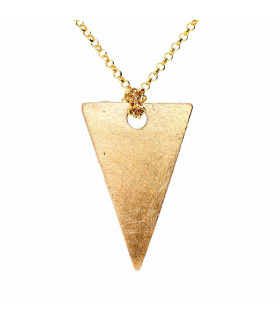 Golden triangle pendant