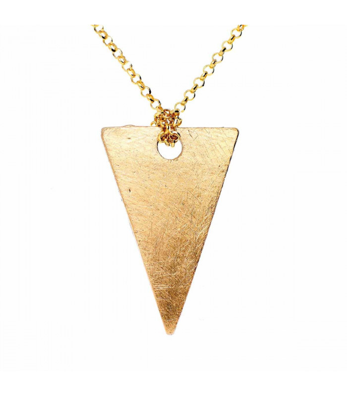 Golden triangle pendant