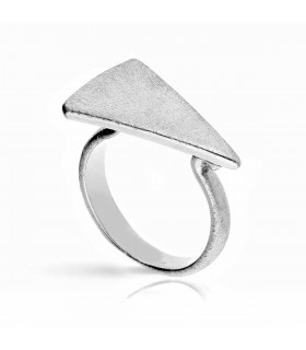 Silver Triangle Ring