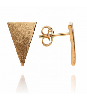 Golden triangles earring