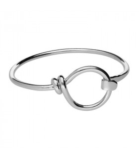 Men's circle bracelet in silver