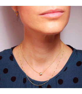 Cheap gold necklaces with zircons