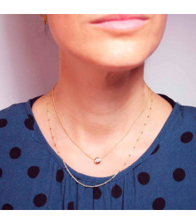 Gold chain and ball choker