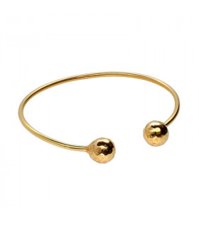 Two golden balls bracelet