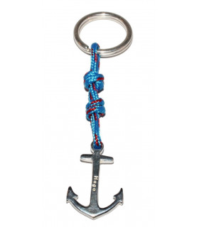 Silver Anchor Keychain