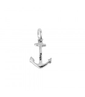 Sailor anchor pendant in silver