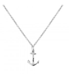 Sailor anchor necklace in silver