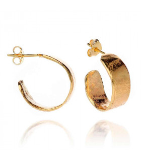 Gold hoop earrings