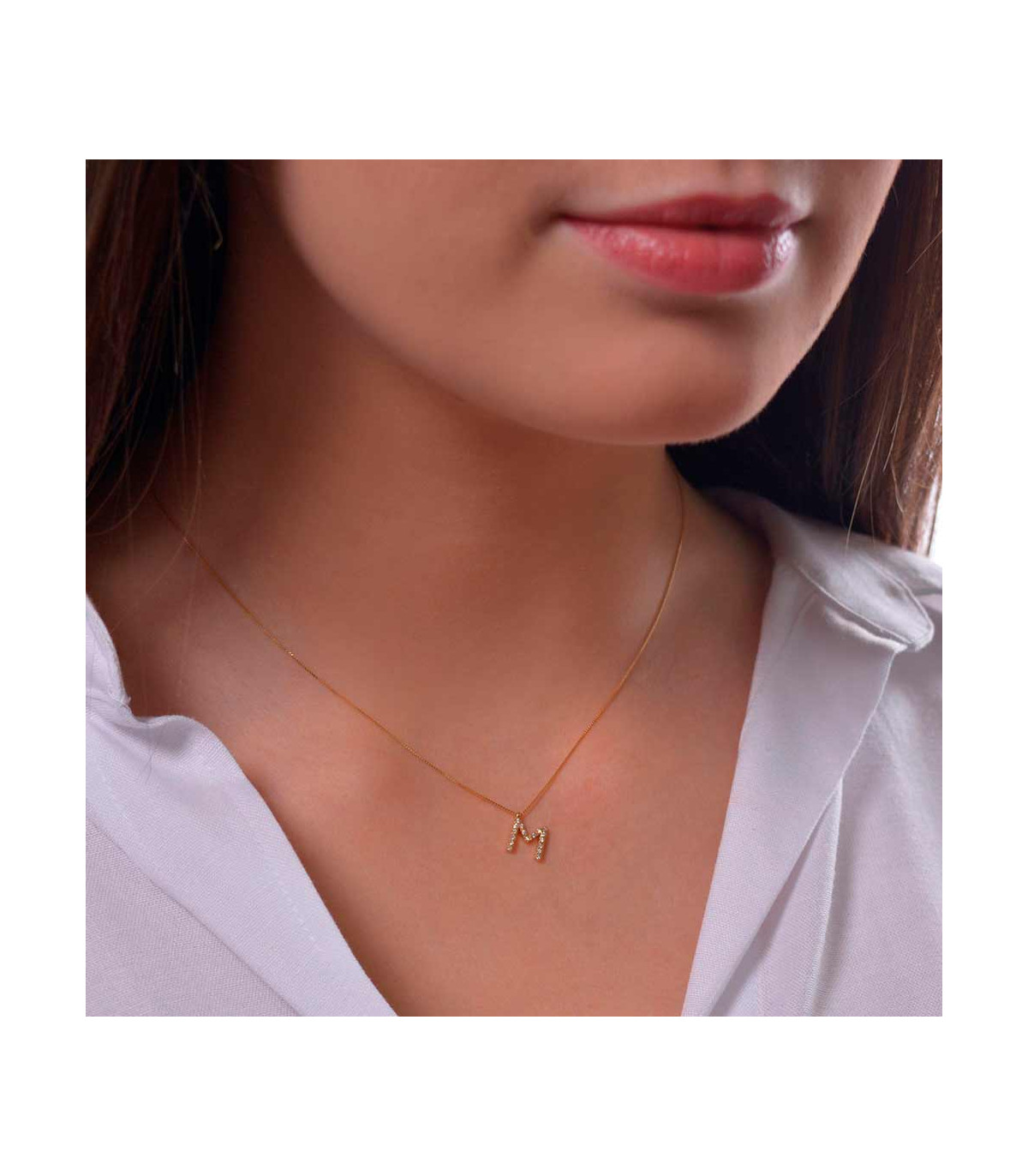 Initial choker hot sale necklace gold