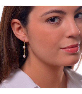 Cheap earrings for women with balls and pearls