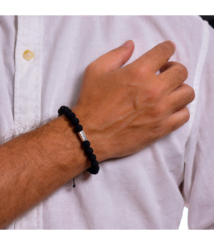 Pulsera bolas para hombre personalizada