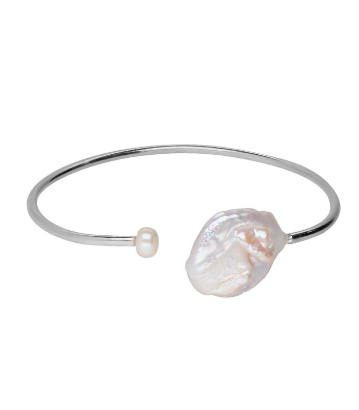 Pulsera perla Nusa en plata