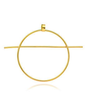 Bern golden circle pendant