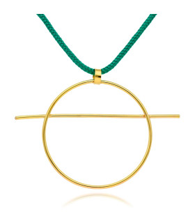 Berna pendant with nautical cord