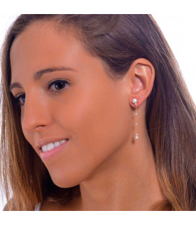 Pendientes fiesta Taos para mujer en Oro