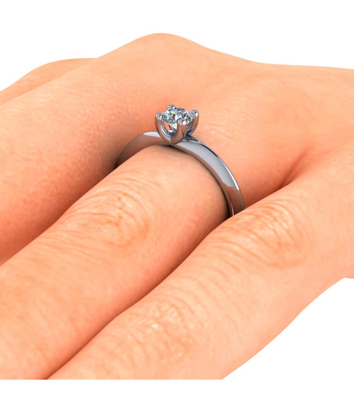 Diamond Engagement Solitaire Hand