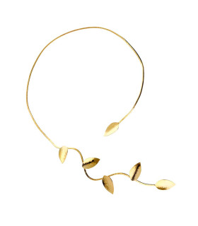 Honeysuckle Leaf Necklace