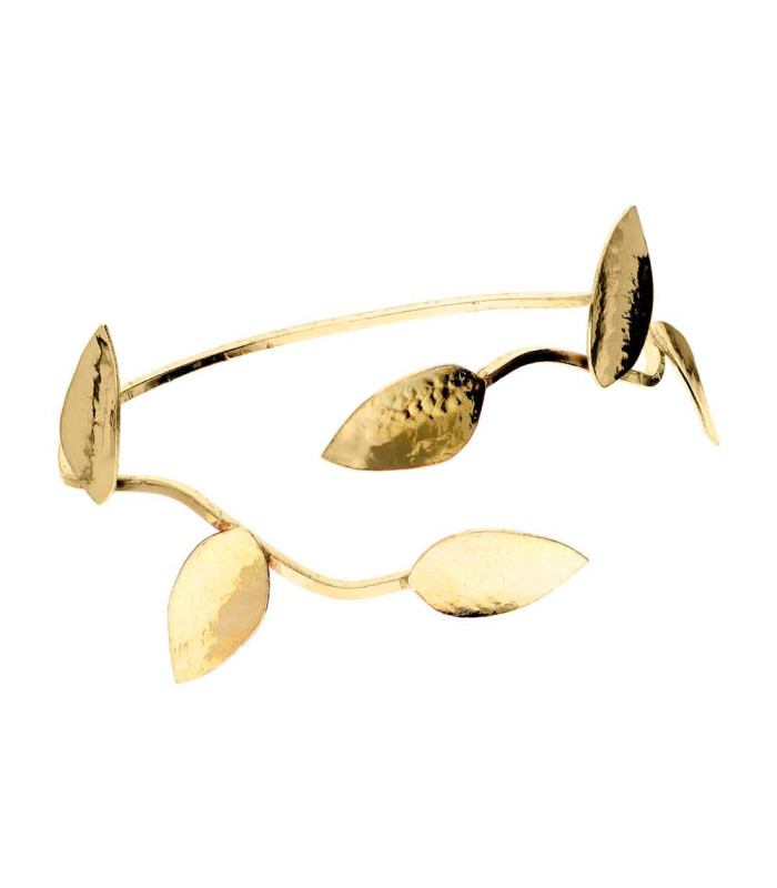 Bracelet with golden leaves from the honeysuckle collection