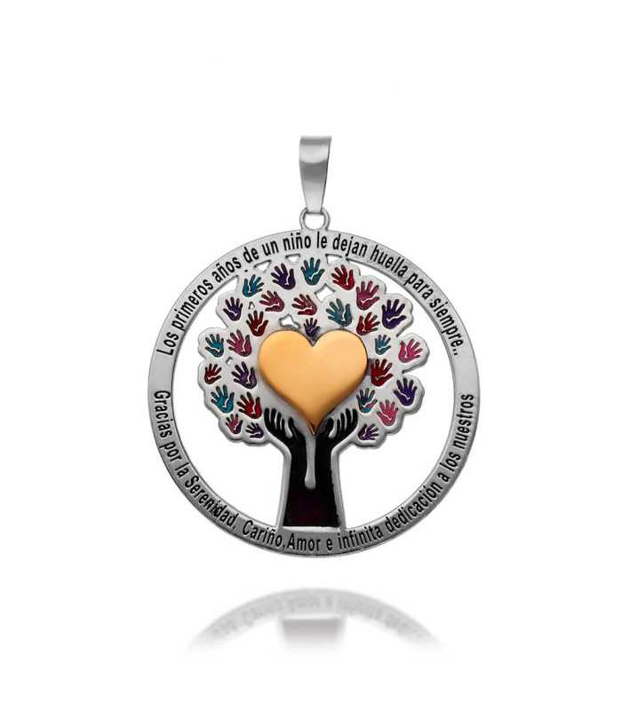 Tree of life heart pendant