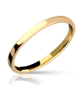 2mm flat gold wedding band