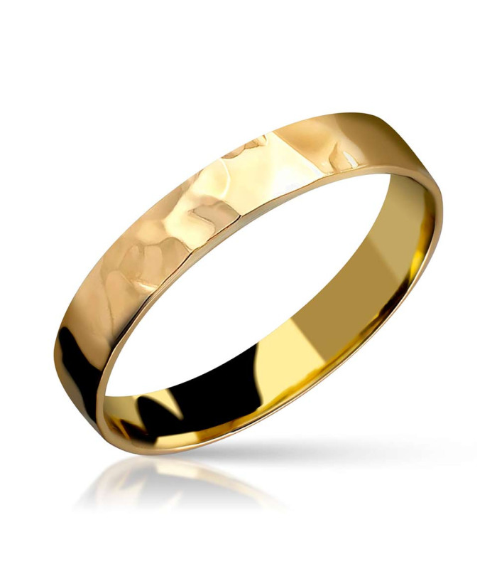 3mm sterling gold wedding band