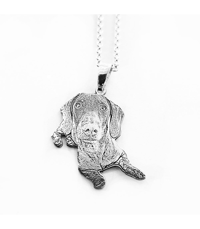 Dachshund dog pet pendant