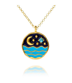 Notte necklace a representation of seafaring nights